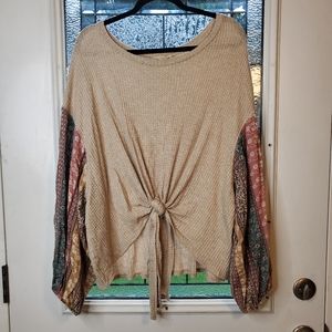 BLU PEPPER Balloon Sleeve Blouse